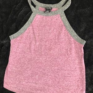 Rue 21 Marble Halter Crop Top